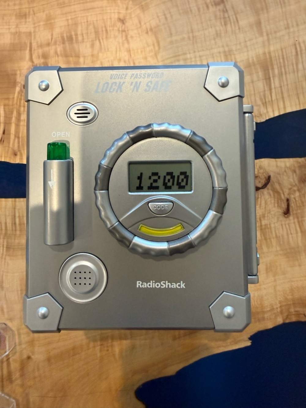 Radio Shack Silver Portable Lock 'N Safe Electronic Toy Safe
